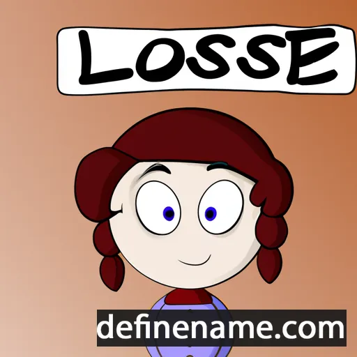 cartoon of the name Loysse