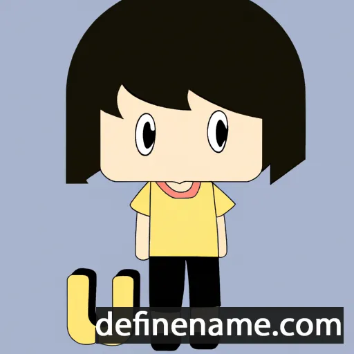 cartoon of the name Lu