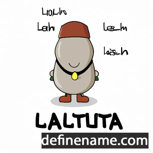 cartoon of the name Lualhati