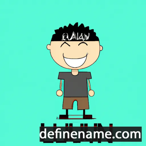 cartoon of the name Luan