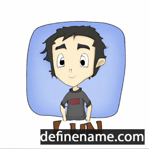 cartoon of the name Luan