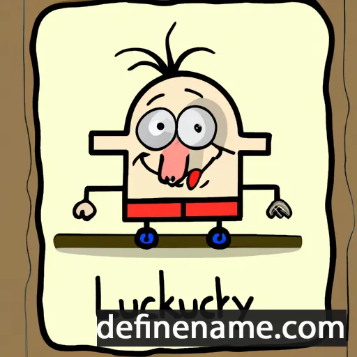 cartoon of the name Lubczyk