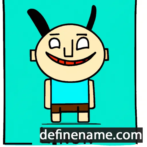 cartoon of the name Lubin