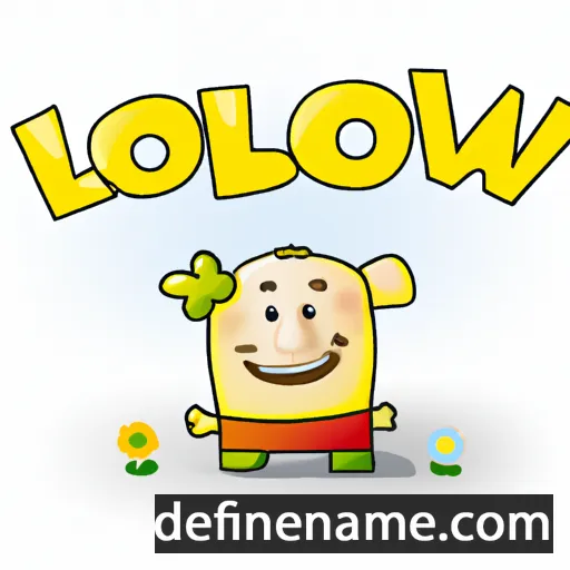 cartoon of the name Lubow