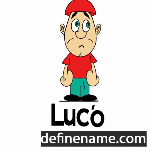 Lučano cartoon