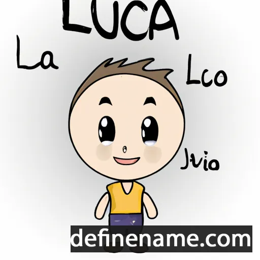 cartoon of the name Lucà