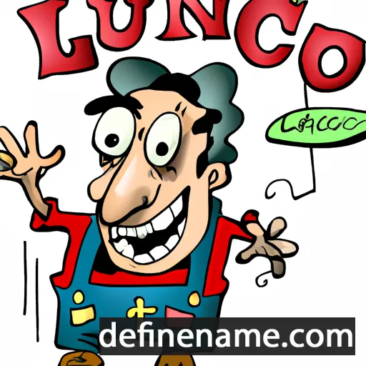 cartoon of the name Lucano