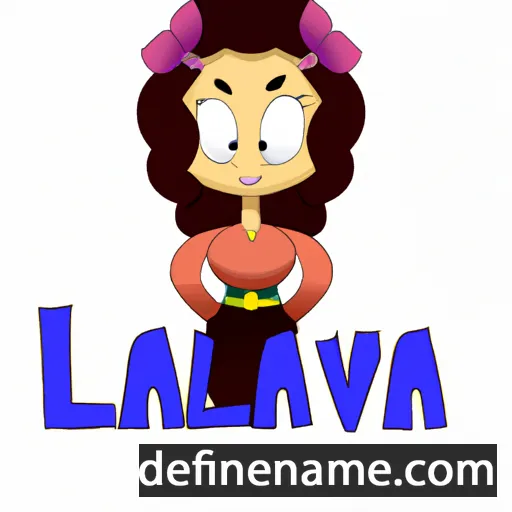 cartoon of the name L'vana