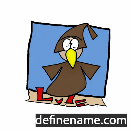 cartoon of the name L'wren