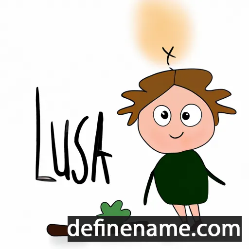 Łuśka cartoon