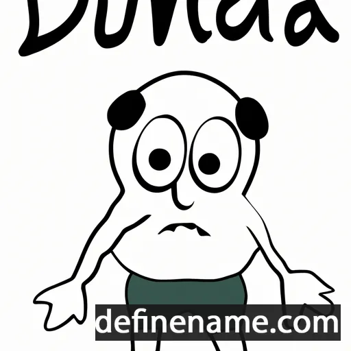 cartoon of the name Ľudomila