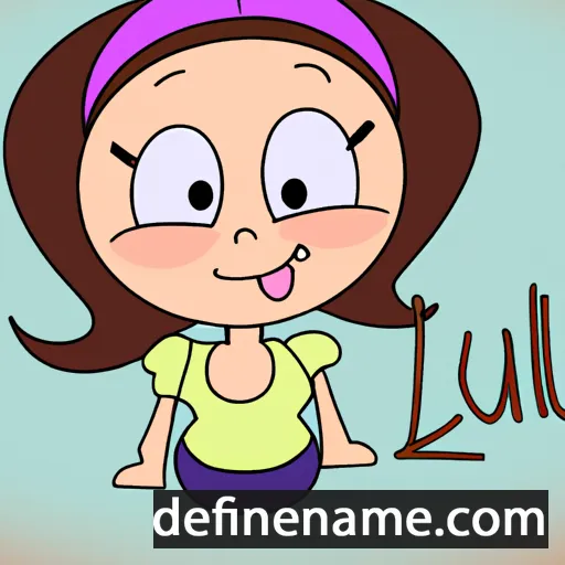 cartoon of the name Lùlu