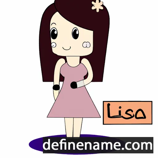 cartoon of the name Lùsia