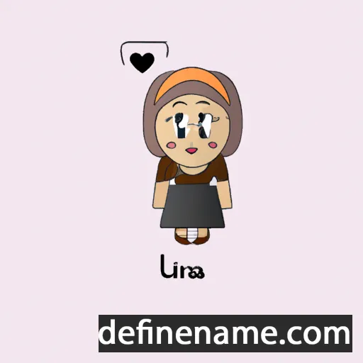 cartoon of the name Lûvîsa