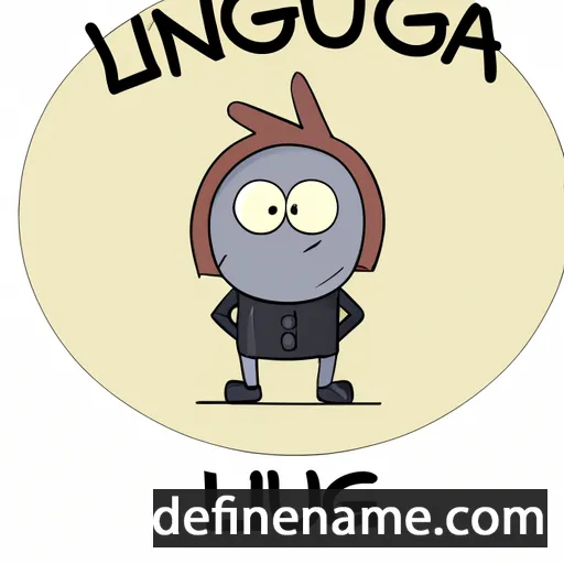 cartoon of the name Lūgnė