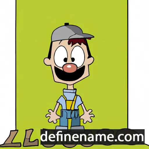 cartoon of the name Lucco