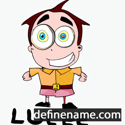 cartoon of the name Luceye