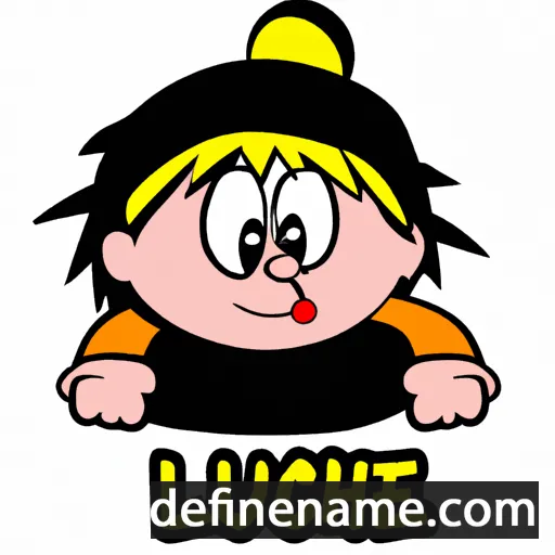 cartoon of the name Luchie