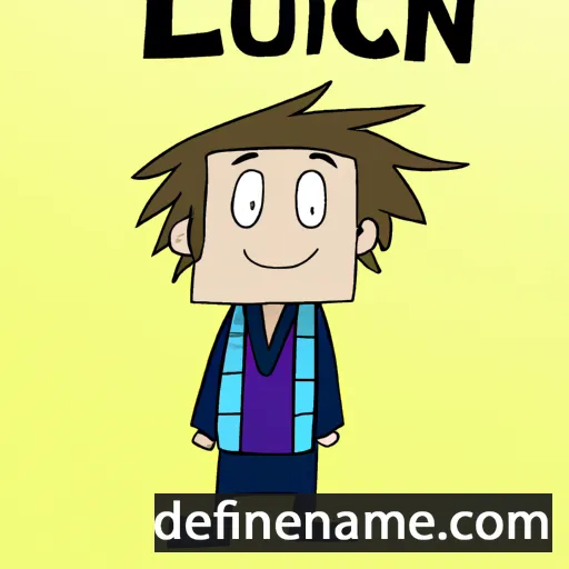 Lucián cartoon