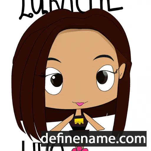 cartoon of the name Luciane