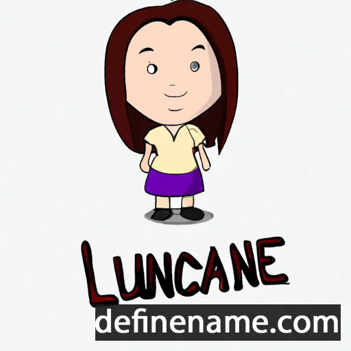 cartoon of the name Lucianne