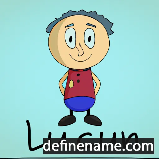 cartoon of the name Lucianu