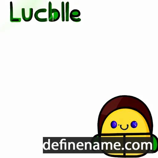 cartoon of the name Lucibel