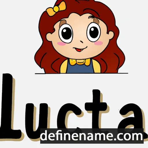 Lucietta cartoon