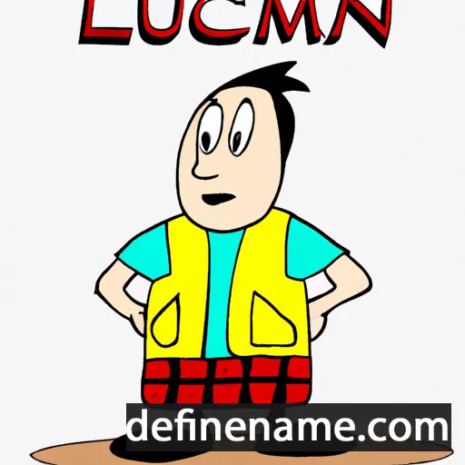 cartoon of the name Lucman