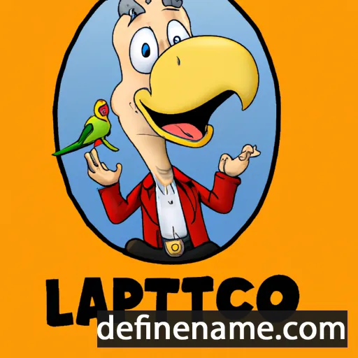 cartoon of the name Lucparrott