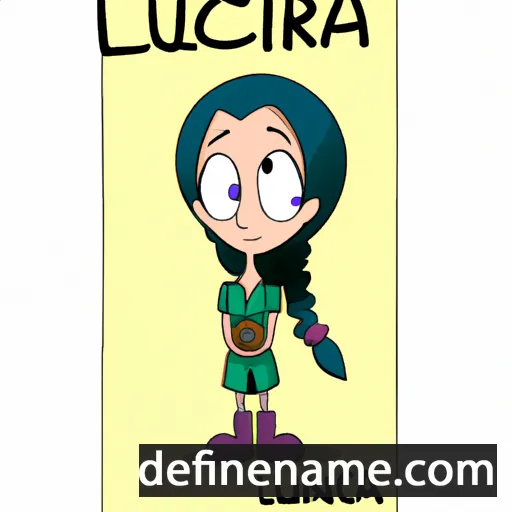 cartoon of the name Lucrina