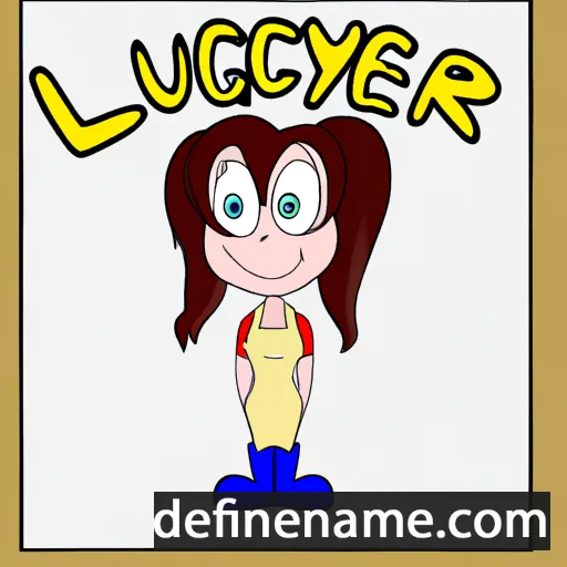 cartoon of the name Lucyfer