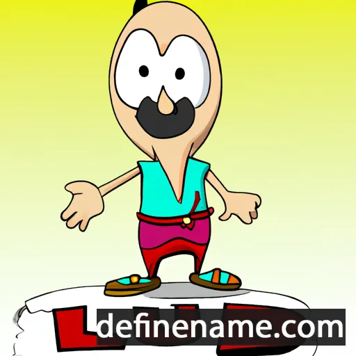 cartoon of the name Lud