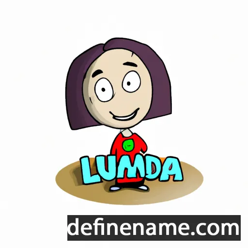 cartoon of the name Ludema