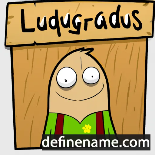 Ludgardis cartoon