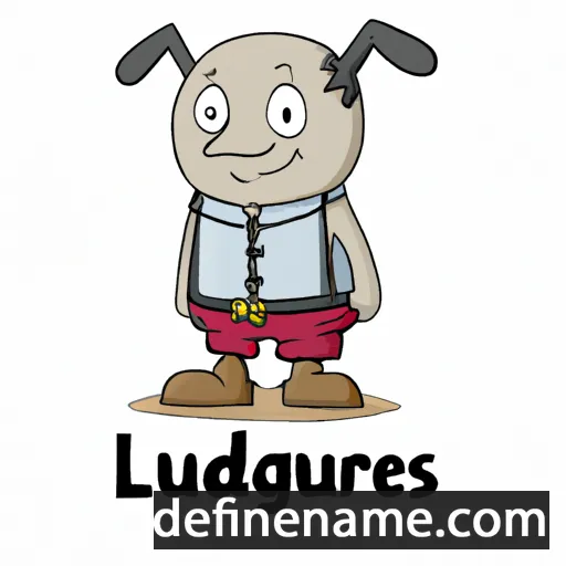 cartoon of the name Ludgerus