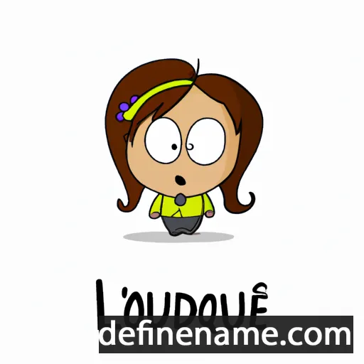 cartoon of the name Ludovie