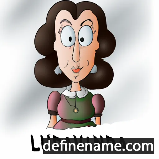 cartoon of the name Ludovina