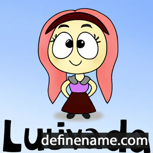 cartoon of the name Ludvika