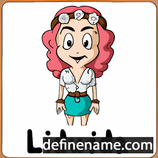 cartoon of the name Ludvina