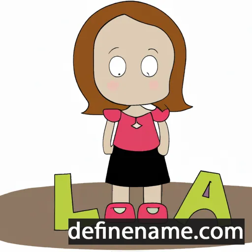 cartoon of the name Luela