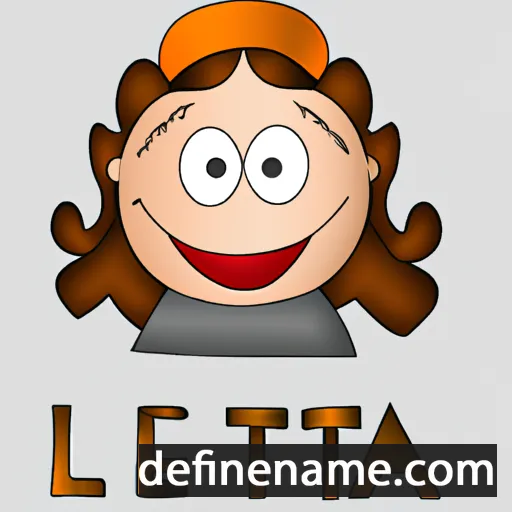 cartoon of the name Luetta