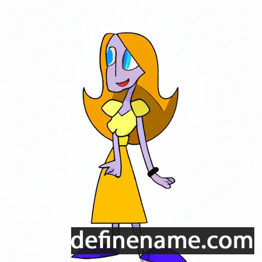 cartoon of the name Lugenia