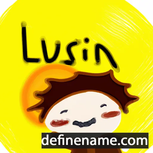 cartoon of the name Luhsun