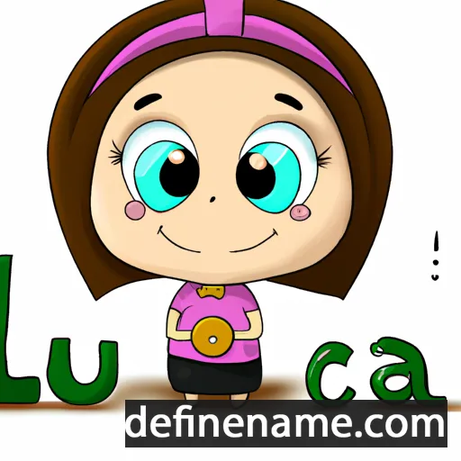 Luicia cartoon