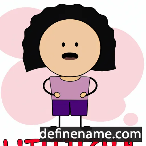 cartoon of the name Luizabeth