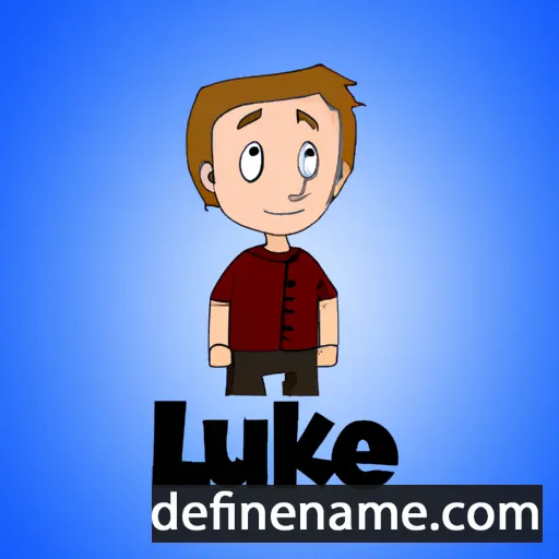 cartoon of the name Luke