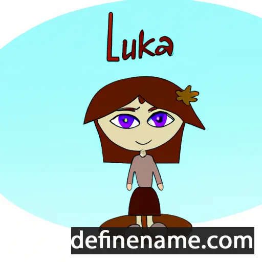 Lukia cartoon