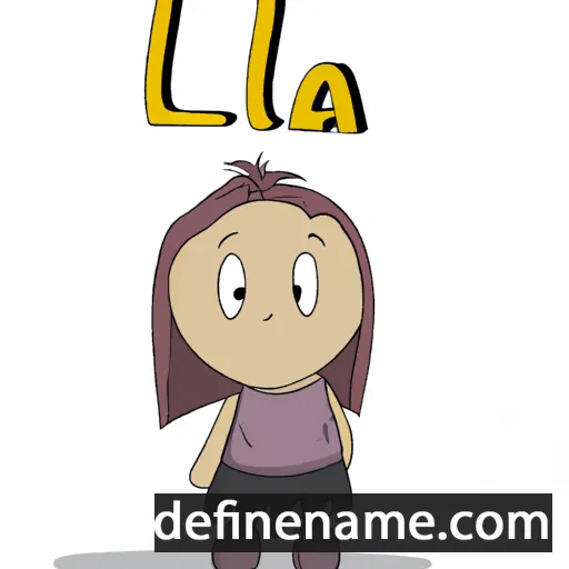 cartoon of the name Lulah