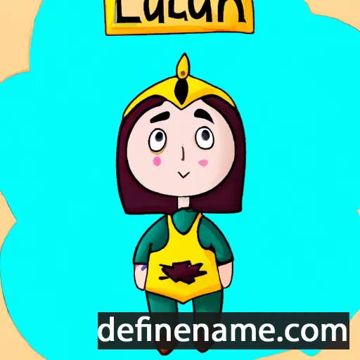 cartoon of the name Lulian